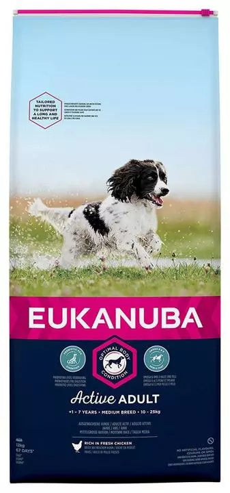 Eukanuba Active Adult Medium Breed Chicken 2kg