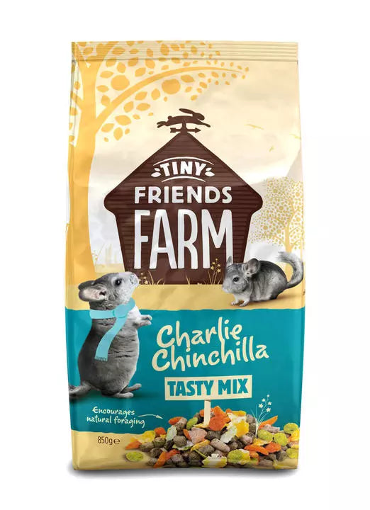 Supreme Tiny Friends Farm Charlie Chinchilla Tasty Mix 850g